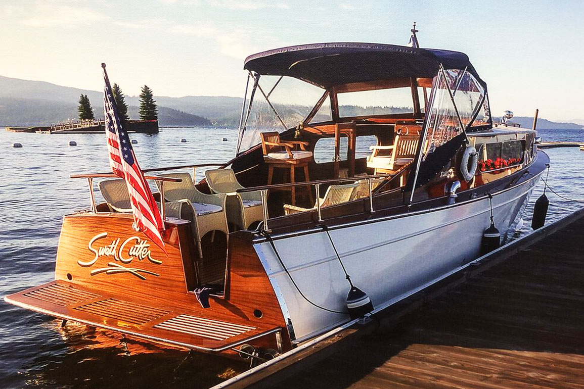 Build a custom mahogany wood commuter boat