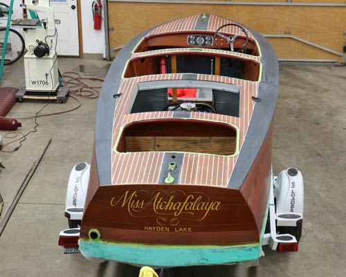 Mahogony Wood Boat Repair Restoration Custom Build