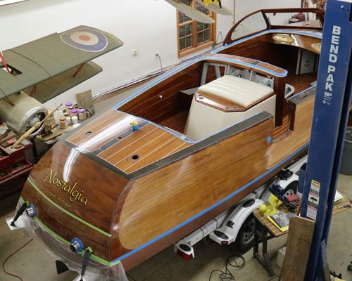 Mahogony Wood Boat Repair Restoration Custom Build